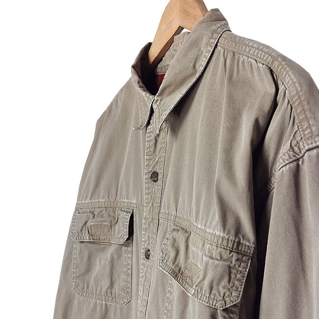 Red Head Casual Shirt with Thick Lining