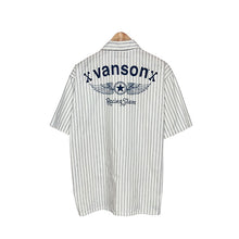 Cargar imagen en el visor de la galería, Vanson Cottons  Stiped Short Sleeve Shirt
