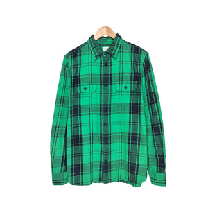 GAP Green Plaid Shirt
