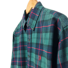 Cargar imagen en el visor de la galería, Ralph Lauren Green Plaid Shirt
