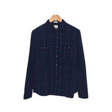 Cargar imagen en el visor de la galería, J. Crew Navy Blue Plaid Shirt
