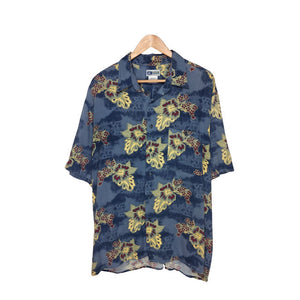 Untied Hawaiian Shirt