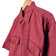 Cargar imagen en el visor de la galería, Red Head Short Sleeve Casual Shirt
