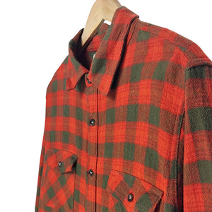 Field & Stream Orange Plaid Shirt