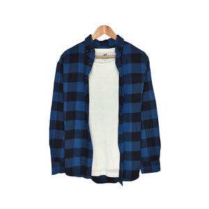 Croft & Barrow Blue Plaid Shirt